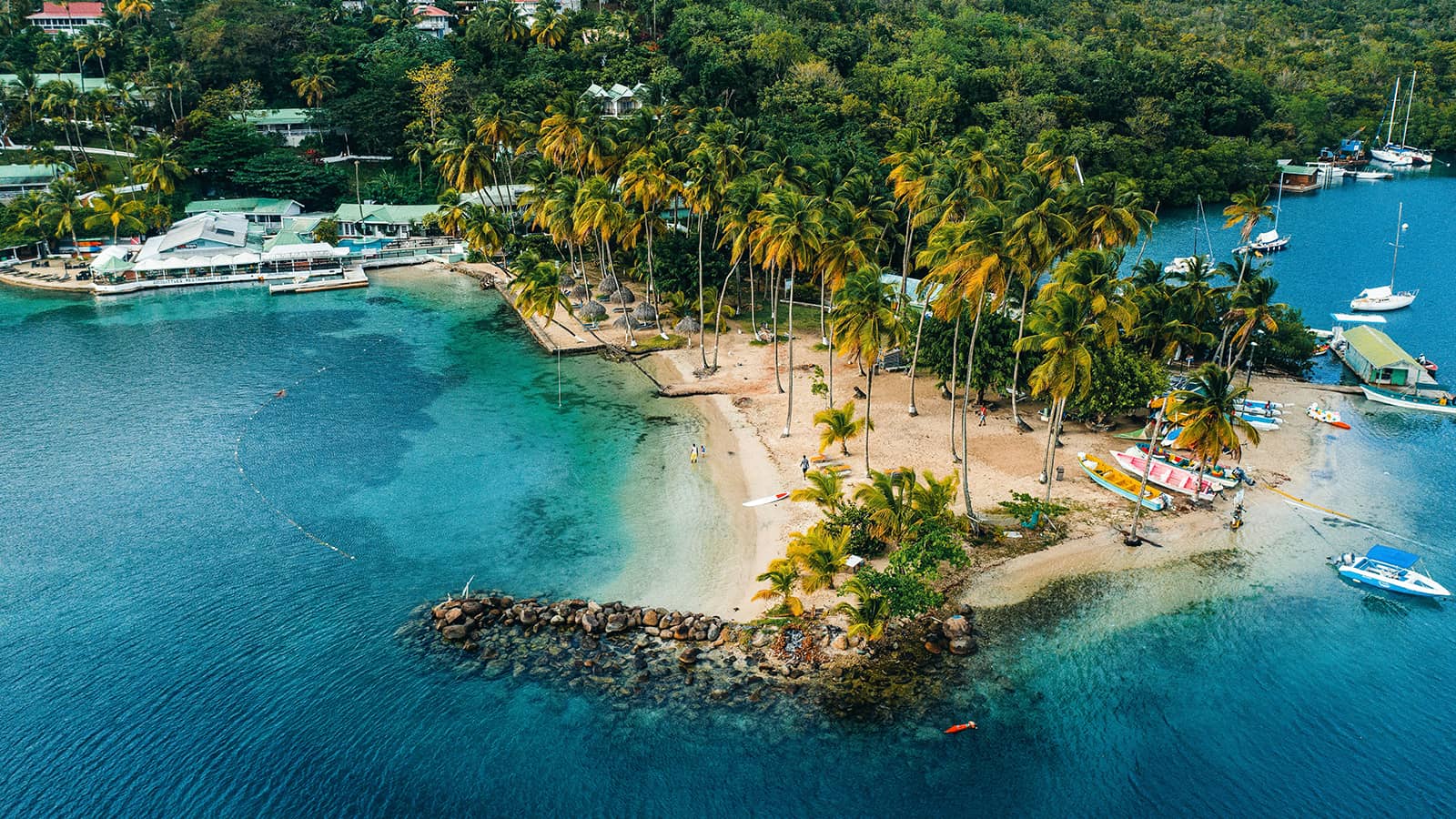 In search of the best food and secluded beaches in St. Lucia